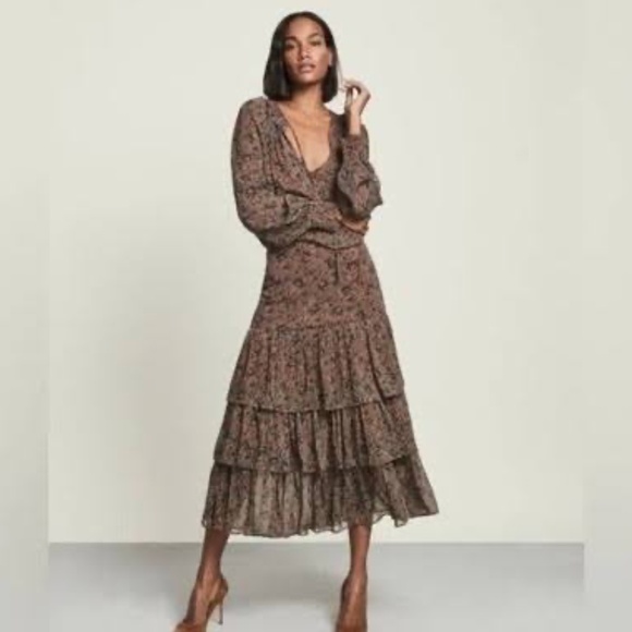 Veronica Beard Dresses & Skirts - NWT Veronica Beard 'Tunis' Tiered Midi Dress